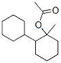 酢酸2-メチル-1,1'-ビシクロヘキサン-2-イル 化学構造式