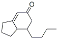 7-ブチル-1,2,3,6,7,7a-ヘキサヒドロ-5H-インデン-5-オン 化学構造式