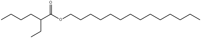 tetradecyl 2-ethylhexanoate Structure