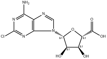 2-CHLOROADENOSINE-5'-CARBOXY-2',3'-ACETONIDE Structure