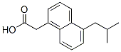 5-isobutylnaphthalene-1-acetic acid Struktur