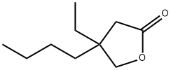 4-ブチル-4-エチルジヒドロ-2(3H)-フラノン 化学構造式