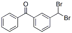 3-(ジブロモメチル)ベンゾフェノン 化学構造式