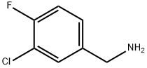 3-Chloro-4-fluorobenzylamine Struktur
