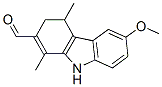 4,9-ジヒドロ-6-メトキシ-1,4-ジメチル-3H-カルバゾール-2-カルボアルデヒド 化学構造式