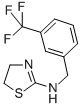 2-((m-Trifluoromethylbenzyl)amino)-2-thiazoline 结构式