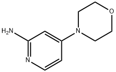 2-氨基-4-(4-吗啉基)吡啶 结构式