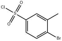 4-Bromo-3-methylbenzenesulfonyl chloride Struktur