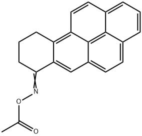 9,10-DIHYDRO-1-BENZO[A]PYRENE-7(8H)-ONE O-ACETYL OXIME Struktur