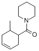 1-((6-Methyl-3-cyclohexen-1-yl)carbonyl)piperidine Struktur