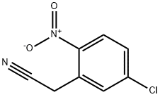2-(5-氯-2-硝基苯基)乙腈 结构式