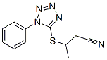 3-(1-Phenyl-1H-tetrazol-5-ylthio)butyronitrile Struktur