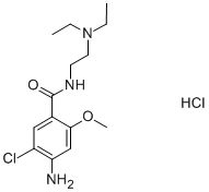 盐酸甲氧氯普胺 结构式