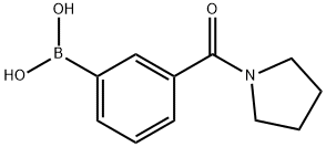 3-(PYRROLIDINE-1-CARBONYL)PHENYLBORONIC ACID Struktur