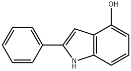 2-PHENYL-1H-INDOL-4-OL Structure