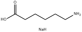 Sodium 6-aminohexanoate Struktur