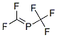 2-Phosphapropene, pentafluoro- Structure