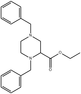 1,4-二苄基哌嗪-2-羧酸乙酯 结构式