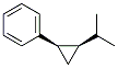 Benzene, [2-(1-methylethyl)cyclopropyl]-, cis- (9CI) Struktur