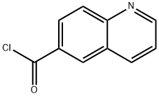 6-QUINOLINECARBONYL CHLORIDE, 72369-87-0, 结构式