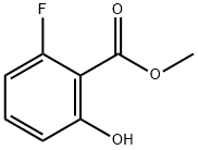 2-フルオロ-6-ヒドロキシ安息香酸メチル 化学構造式
