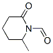 1-Piperidinecarboxaldehyde, 2-methyl-6-oxo- (9CI) Structure
