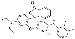 6'-二乙氨基-2'-[(二甲基苯基)氨基-3-甲基螺[异苯并呋喃-1(3H),9'-(9H)]占吨]-3-酮 结构式