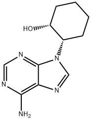 Cyclohexanol, 2-(6-amino-9h-purin-9-yl)-, cis- Struktur
