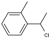 (1-Chloroethyl)methylbenzene Struktur