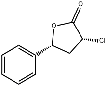 cis-3-chlorodihydro-5-phenylfuran-2(3H)-one 结构式