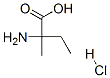 2-Amino-2-methyl-butyric acid hydrochloride Struktur