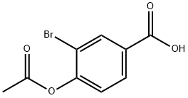 4-(acetyloxy)-3-broMobenzoic acid Structure