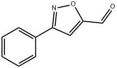 3-苯基异恶唑-5-甲醛 结构式
