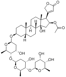 16-ACETYLGITOXIN Struktur