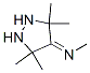 Methanamine,  N-(3,3,5,5-tetramethyl-4-pyrazolidinylidene)- Structure