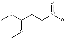 1,1-二甲氧基-3-硝基丙烷 结构式