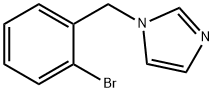 1-(2-ブロモベンジル)-1H-イミダゾール 化学構造式