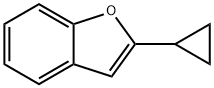 Benzofuran,  2-cyclopropyl- Struktur