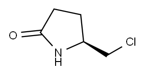 (S)-5-(CHLOROMETHYL)PYRROLIDIN-2-ONE 结构式