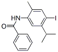 N-(4-iodo-2-methyl-5-propan-2-yl-phenyl)benzamide 结构式