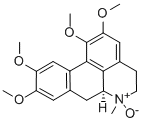 (6aS)-5,6,6a,7-Tetrahydro-1,2,9,10-tetramethoxy-6-methyl-4H-dibenzo[de,g]quinoline 6-oxide 结构式