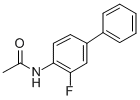 3-FLUORO-4-ACETYLAMINOBIPHENYL Struktur