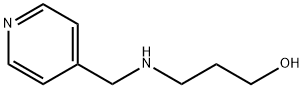 3-[(吡啶-4-基甲基)氨基]丙-1-醇 结构式