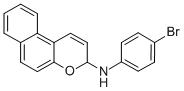 3H-Naphtho(2,1-b)pyran-3-amine, N-(4-bromophenyl)- Struktur
