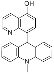 5-Quinolinol, 8-(9,10-dihydro-10-methyl-9-acridinyl)- 结构式