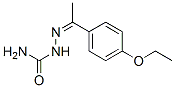 [1-(4-ethoxyphenyl)ethylideneamino]urea Struktur