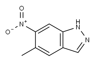 6-NITRO-5-METHYL (1H)INDAZOLE Structure