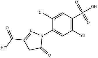 1-(2:5-Dichloro-4-Sulphophenyl) -3- Methyl -5- Pyrazolone Struktur