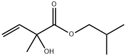 2-methylpropyl 2-hydroxy-2-methylbut-3-enoate Struktur