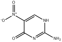 2-amino-5-nitropyrimidin-4(3H)-one Struktur
